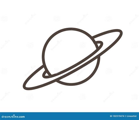 Cartoon Saturn Planet Vector Clipart Stock Illustration - Illustration of mercury, uranus: 102319474