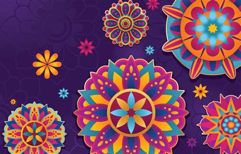 Diwali Festival With Indian Rangoli Background 13384650 Vector Art at Vecteezy