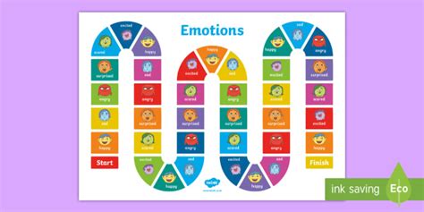 Mood Monsters Emotions Board Game (teacher made)