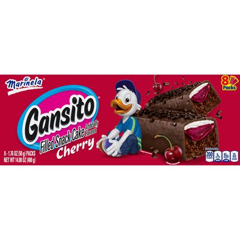 Marinela Gansito Cherry Filled Snack Cakes - Shop Snack cakes at H-E-B