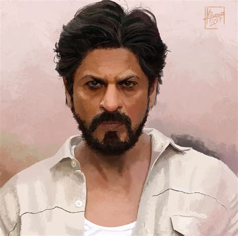 Shahrukh Khan Painting - Shahrukh khan turns to wall painting! - Deco Danar