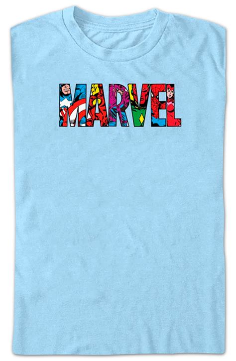 Superheroes Logo Marvel Comics T-Shirt