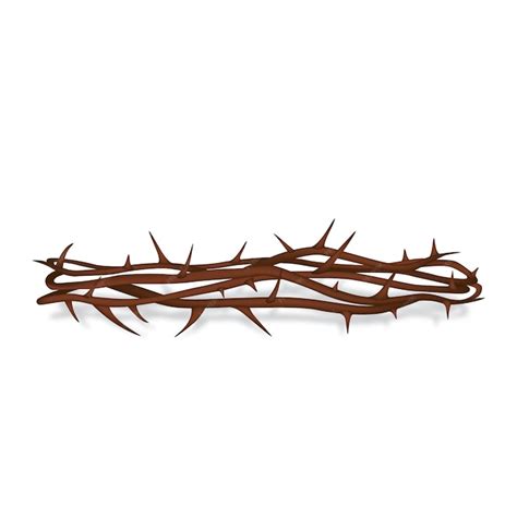 Free Vector | Crown of thorns vector. religious element.