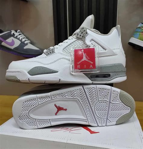 Jordan4 "White Oreo" Gray – Sole Kicks PH