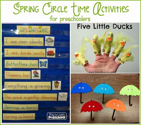 Spring Circle Time - Play to Learn