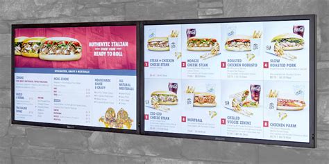 Led Menu Boards For Restaurants