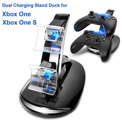 For Sony Playstation 4 PS4 LED Dual Controller Charger + Micro USB ...