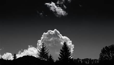 Monochrome Photography of Clouds · Free Stock Photo