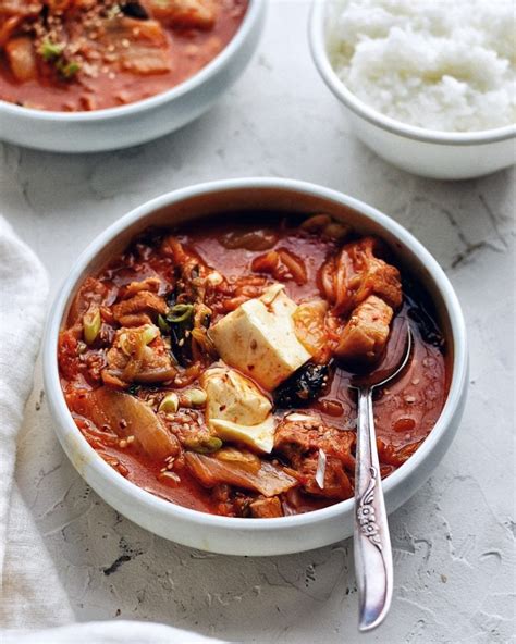 Easy Kimchi Jjigae with Pork Belly (Kimchi Stew) | The Subversive Table