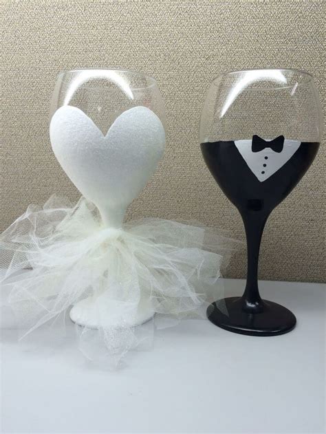 26 Brilliant Wine Glass Decorating Ideas That Aren't Just for Wine Lovers | Wedding wine glasses ...