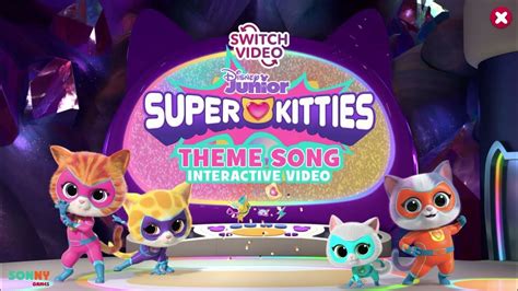 SuperKitties Theme Song 🐾 Interactive Video 🐱 Disney Junior Games - YouTube