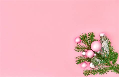 Download A festive pink Christmas background | Wallpapers.com