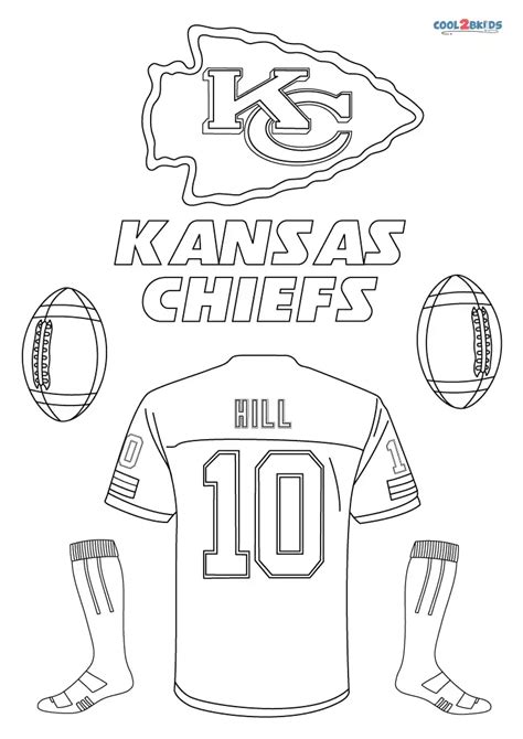 Free Printable Kansas City Chiefs Coloring Pages For Kids