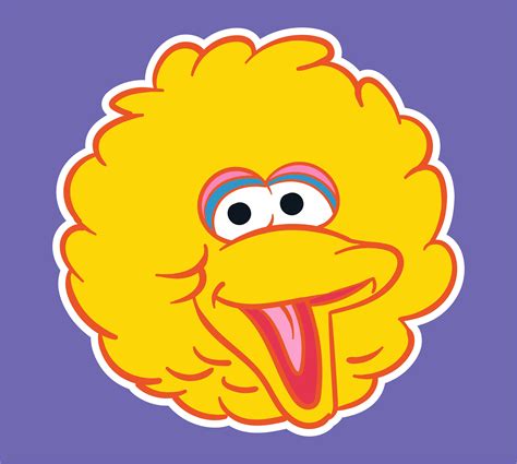 Free Printable Big Bird Face Template - Resume Example Gallery