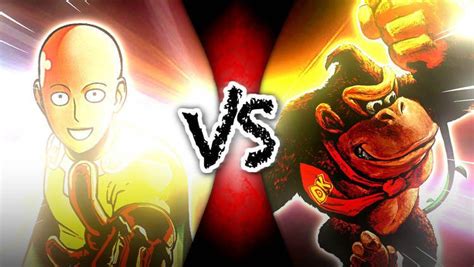 Saitama (One Punch Man) VS Composite Donkey Kong | Battle Arena Amino Amino