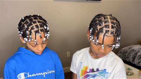 Kids Box Braids With Beads