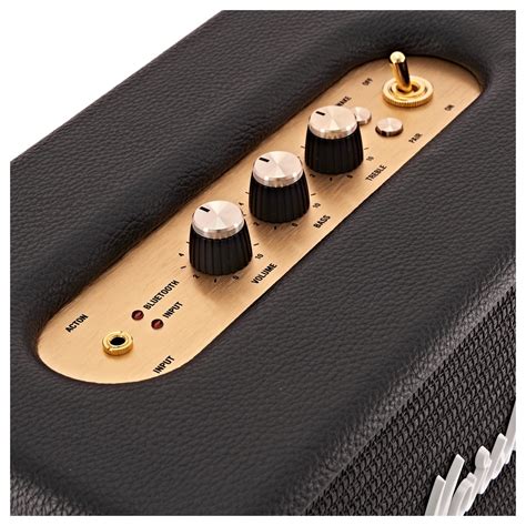 Marshall Acton Bluetooth Speaker, Classic Line Black Ltd Ed. at Gear4music