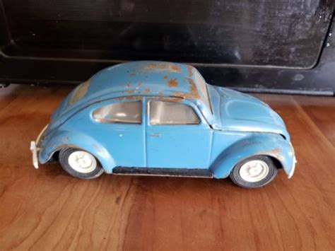 Vintage 1970 Tonka Volkswagen Beetle Toy Car Blue VW Bug #52680 ...