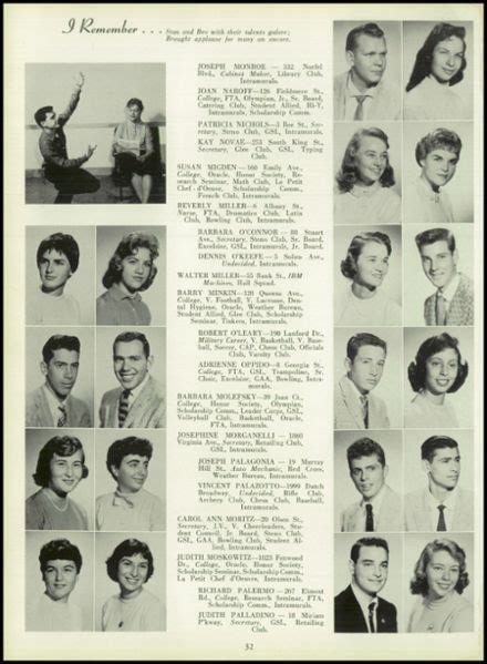 1958 Elmont Memorial High School Yearbook | High school yearbook, School yearbook, Yearbook photos