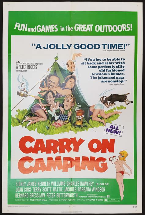 CARRY ON CAMPING (1969) Original Vintage US One Sheet Poster | Picture ...