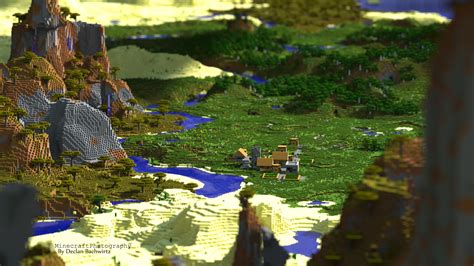 Minecraft -- Plains Village (UHD Wallpaper) by MinecraftPhotography on DeviantArt