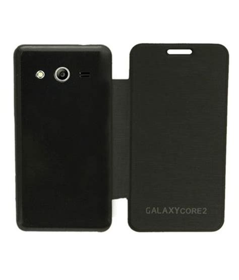 Envy Flip Case For Samsung Galaxy Core 2 - Black - Flip Covers Online at Low Prices | Snapdeal India