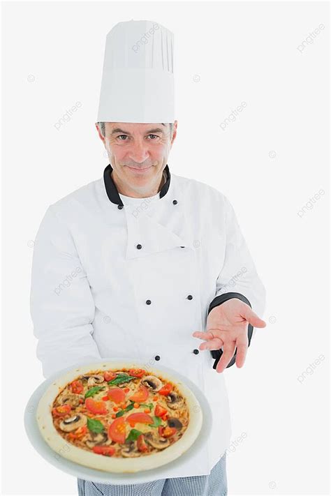 Chef Displaying Delicious Pizza Gourmet Chef Occupation Photo Background And Picture For Free ...