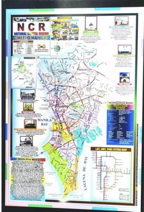 NCR Map & other Regional Maps 12x17.5 inches | Lazada PH