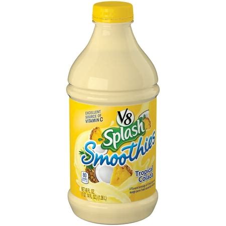 V8 Splash Smoothies Tropical Colada, 46.0 FL OZ - Walmart.com