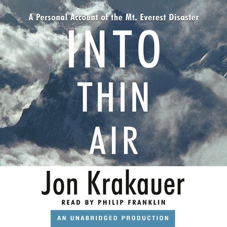 Jon Krakauer - Into Thin Air - Unabridged Audiobook Download