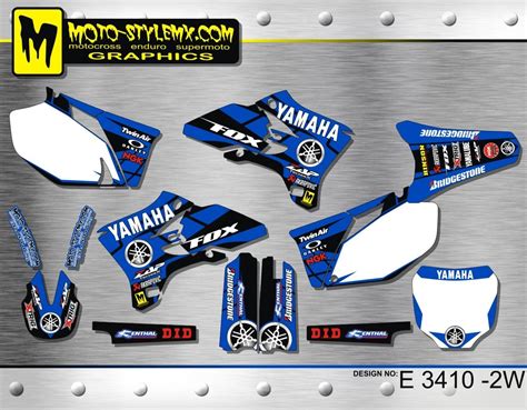 Moto-StyleMX graphics kit. Fits the YZ250f and YZ450f made from 2003 ...