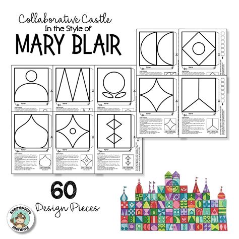 Mary Blair Castle Collaborative Art Project | Collaborative art projects, Elementary art ...