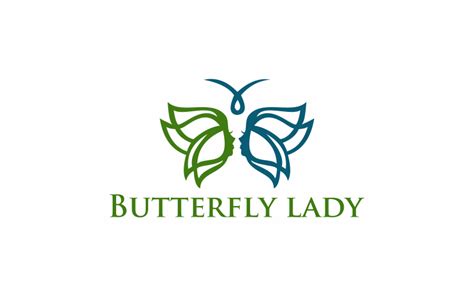 Butterfly face Logo Template #160781 - TemplateMonster