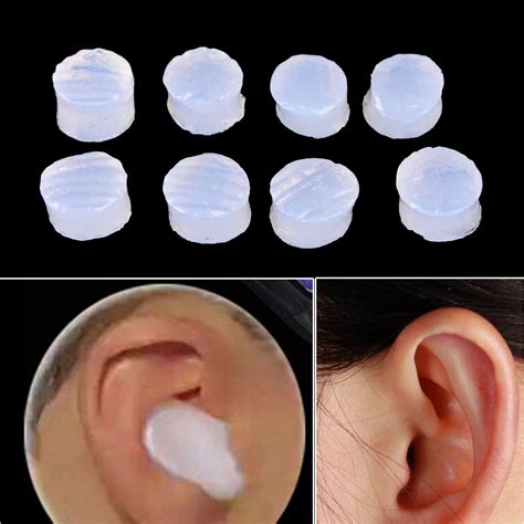 4Pcs/1box Silicone Soft Ear Plugs Earplugs Swimming Colorful Earplugs For Swimming Water Sports ...