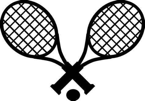 Free Tennis Clipart Black And White, Download Free Tennis Clipart Black And White png images ...