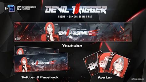 Anime Channel Banners Easily brand your youtube channel with placeit s youtube banner maker