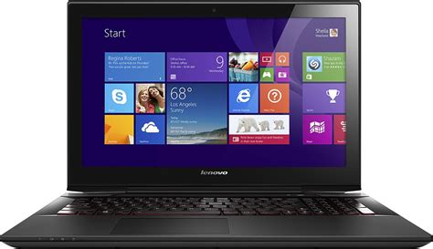 Best Buy: Lenovo 17.3" Touch-Screen Laptop Intel Core i7 16GB Memory 1TB Hard Drive Black Y70 ...