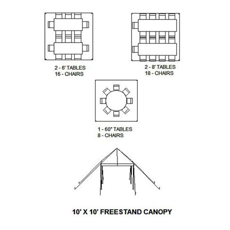 Tent Seating Charts – MR Event Rental Inc