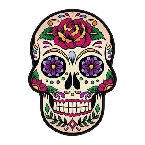 tête de mort mexicaine - Stickers en folie by CS Communication