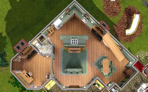 Mod The Sims - Gingerbread House - NO CC