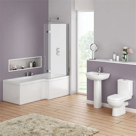 Ivo Modern Shower Bath Suite at Victorian Plumbing UK | Modern shower ...