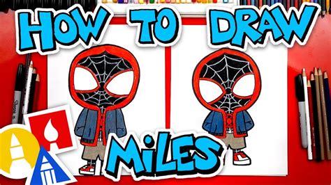 How To Draw Miles Morales - YouTube