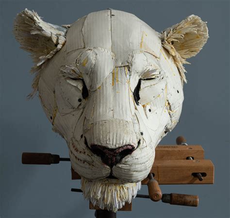 Imposing Wild Animals Emerge from Layers of Cardboard in Scott Fife's ...