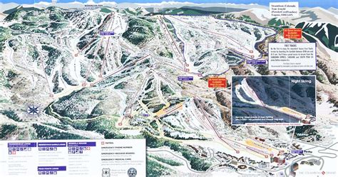 Steamboat Ski Area Trail Map