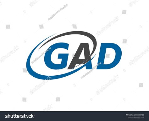 Gad Letter Creative Modern Elegant Swoosh Stock Vector (Royalty Free) 2090908411 | Shutterstock