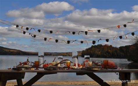 Rustic Thanksgiving Table - Life is a Party