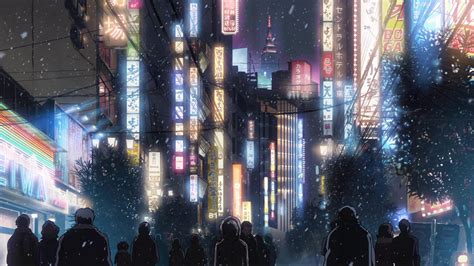 Anime Tokyo City HD 1080p Wallpapers - Wallpaper Cave