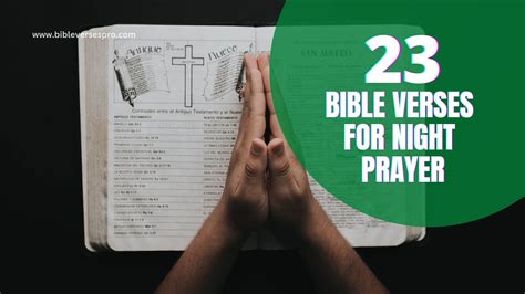 best bible verses for night prayer - Bible Verses