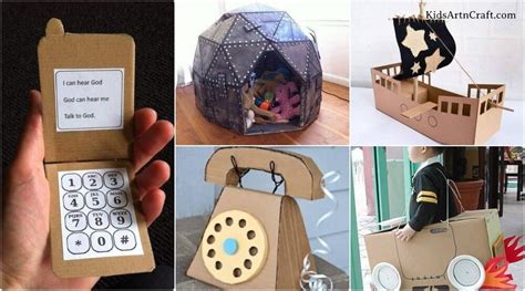 DIY Cardboard Crafts & Activities for Kids - Kids Art & Craft