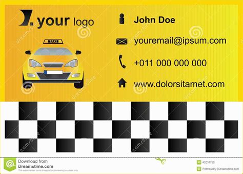 56 Taxi Business Cards Templates Free Download | Heritagechristiancollege